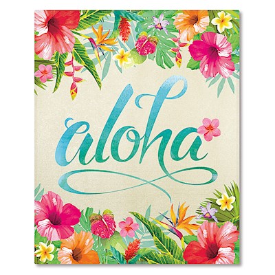 Hardcover 64-View 4x6 Photo Album, Aloha Floral