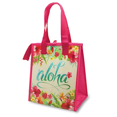 Sm Insulated Tote, Aloha Floral