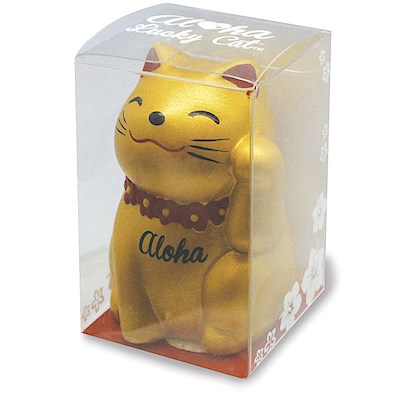 Aloha Lucky Cat, Gold