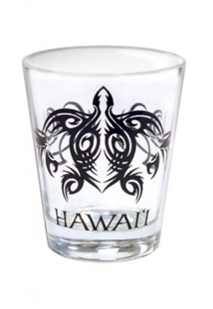 Short Shot Glass, Tribal Honu