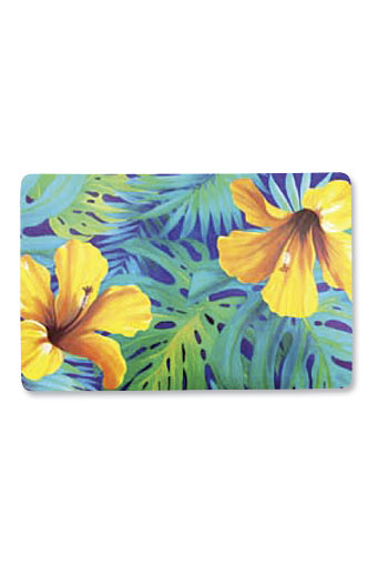 Opaque Placemat, Hibiscus Blossoms