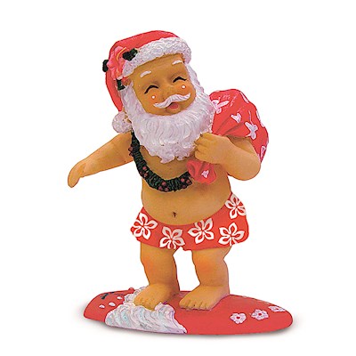 HP Ornament, Surfing Santa
