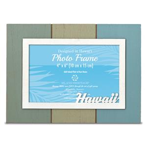 IH Painted Wood Photo Frame, Hawai'I 4X6