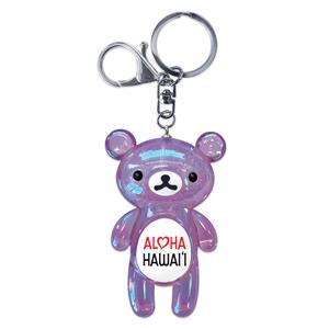 Island Bear Keychain, Aloha Hawai‘i – Purple