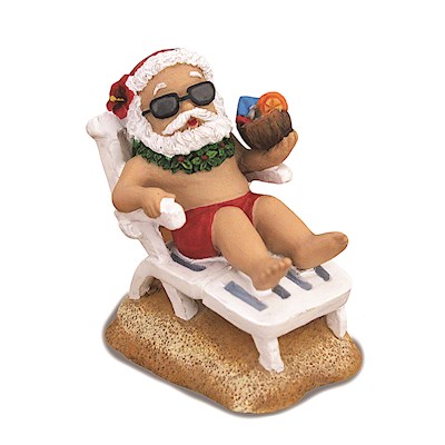 HP Ornament, Beach Chair Santa