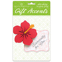 3D Gift Accent, Hibiscus