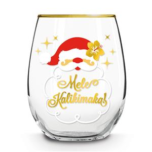 Stemless Wine Glass, Mele Santa  NEW!