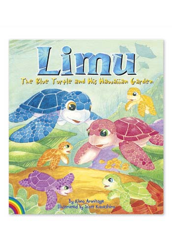Limu, The Blue Turtle and His Hawaiian Garden