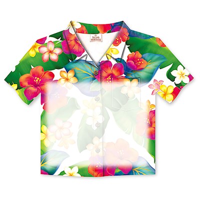 Aloha Shirt Stick'n Notes 50-sht, Island Blossoms