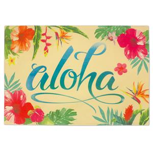 Reversible Fabric Placemats, Aloha Floral