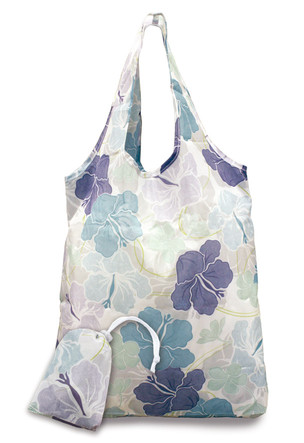 Foldable Tote, Modern Hibiscus