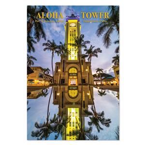 4x6 Oahu Postcard 50-Pack, Aloha Tower Reflections