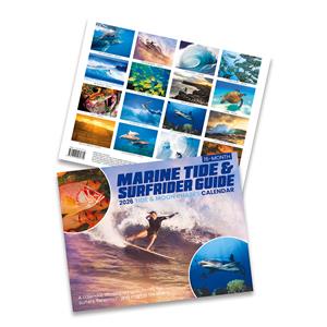 2026 Trade Calendar, Marine Tide & Surfrider Guide