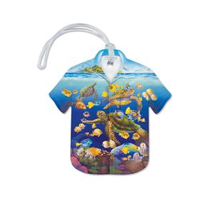 Ocean of Friends 2, Aloha Shirt Luggage Tag