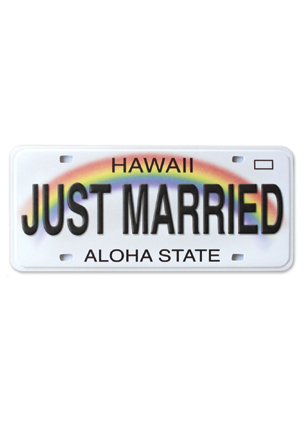License to Wed (H 7.8 x 3.5)