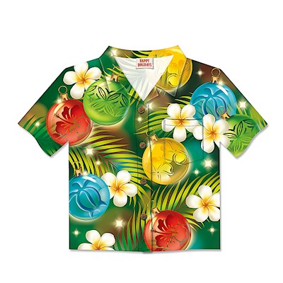 8-ct Box Aloha Shirt, Ornaments of the Islands