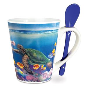Mug & Spoon Set, Ocean friends