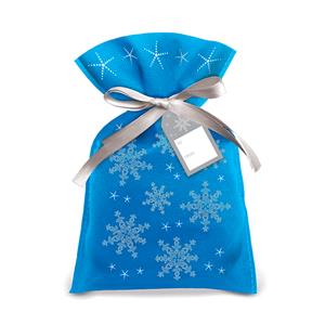 Drawstring Gift Bags 3-pk SM, Honu Flurries
