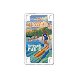 Magnet, Vertical License Plate - Playground of Pacific II