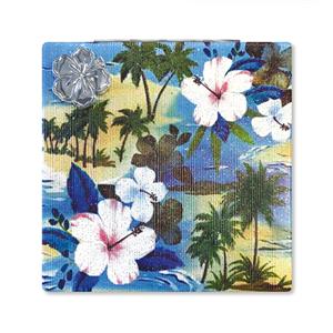 Compact Mirror, Hibiscus Palm