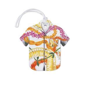 Leis of Aloha 2, Aloha Shirt Luggage Tag