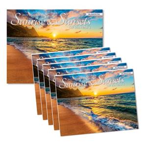 Case of 100 Sunrise and Sunsets of Hawaii Calendars