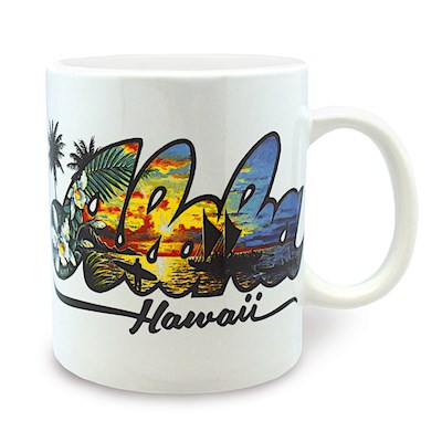14 oz. Mug, Eddy Y - Aloha - Hawaii