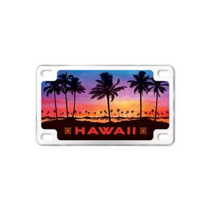 Magnet, License Plate - Evening Palms