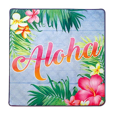 Coastal Pillow Cover, Aloha Palm
