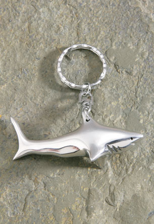 Aluminum Keychain,- Mako Shark -