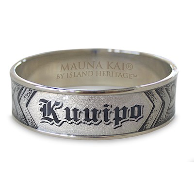 Hawaiian Bracelet, Kuuipo Silver