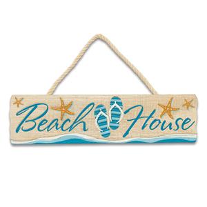 Wooden Hanging Signs, Beach House