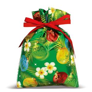 Foil D/S Gift Bag 3-pk SM, Ornaments of the Islands