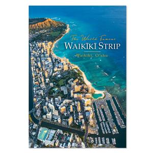 4x6 Oahu Postcard 50-Pack, Waikiki Strip, High Altitude