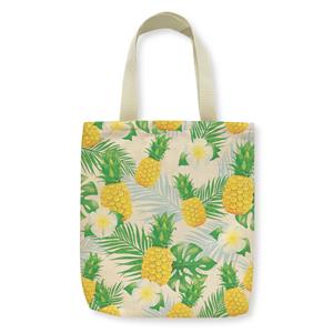 Woven Tote with Zipper, Life Is Sweet