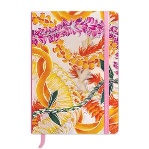 Notebook, Large Foil with Elastic Band- Leis of Aloha