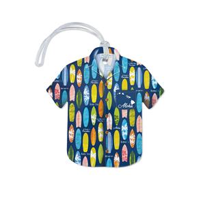 Aloha Boards, Aloha Shirt Luggage Tag