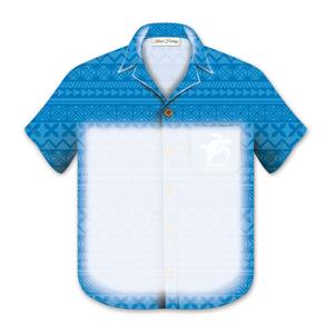 Aloha Honu- Blue, Aloha Shirt Magnetic Notepad