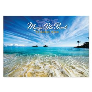 5x7 Postcard 25-Pack, Moana Blu Beach