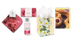 Island Rose Soap & Lotion Gift with Card Set