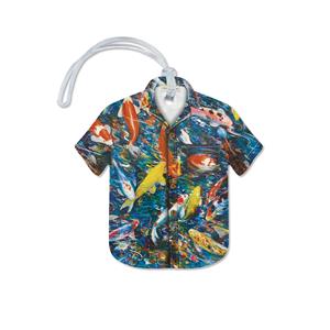 Koi Fish 1 by Karla Sachi Conway, Aloha Shirt Luggage Tag