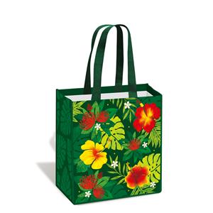 ISLAND TOTE, FLORAL MONSTERA